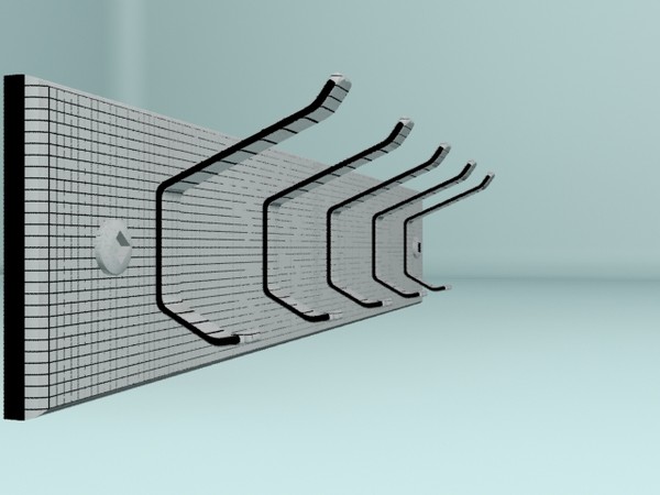 3ds max coat rack hall - Coat Rack by christiano247